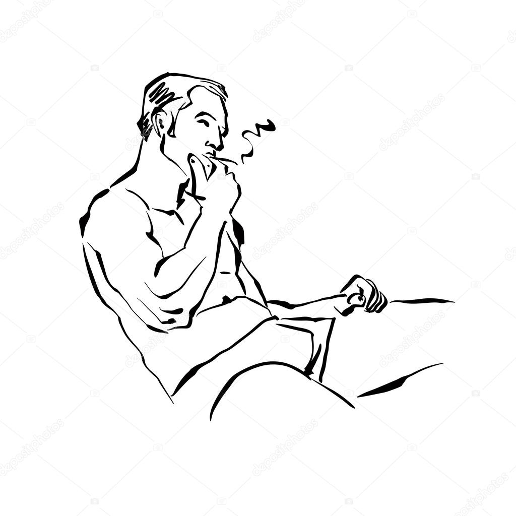 1024x1024 Smoke Drawing Hand Drawn For Free Download