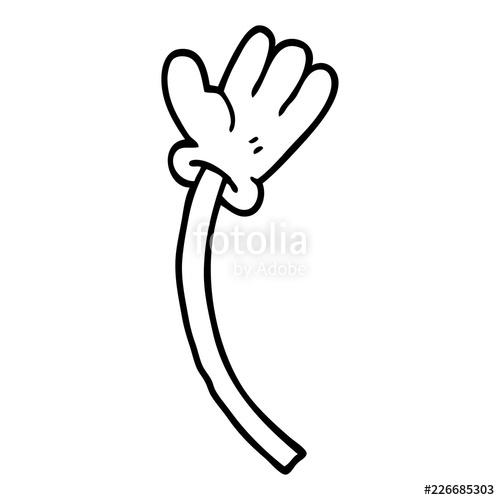 500x500 Line Drawing Cartoon Hand Gestures Stock Image And Royalty Free