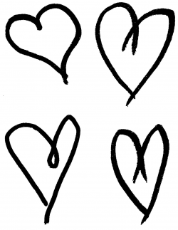 250x323 Drawing Clipart Heart, Picture