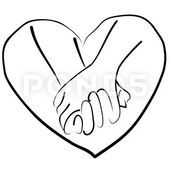 Hand Heart Drawing | Free download on ClipArtMag