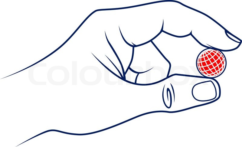 800x486 Palm Holding Earth Globe In Vector Stock Vector Colourbox