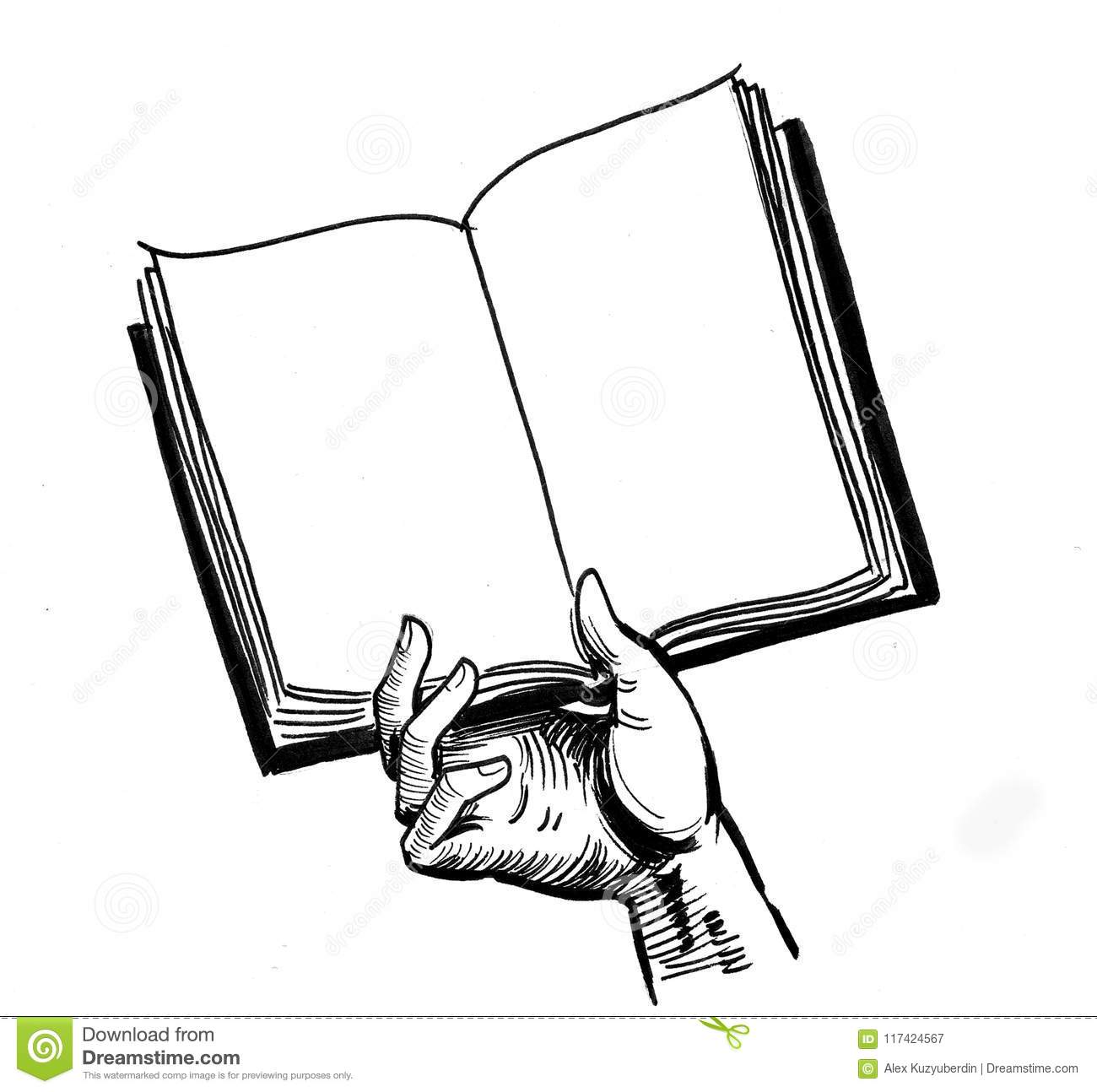 1300x1294 Huge Collection Of 'hand Holding Book Drawing' Download More Than