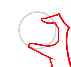 302x285 How To Draw Heart Step