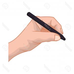 300x300 Man Holding Pencil Pen Writing Vector Lazttweet