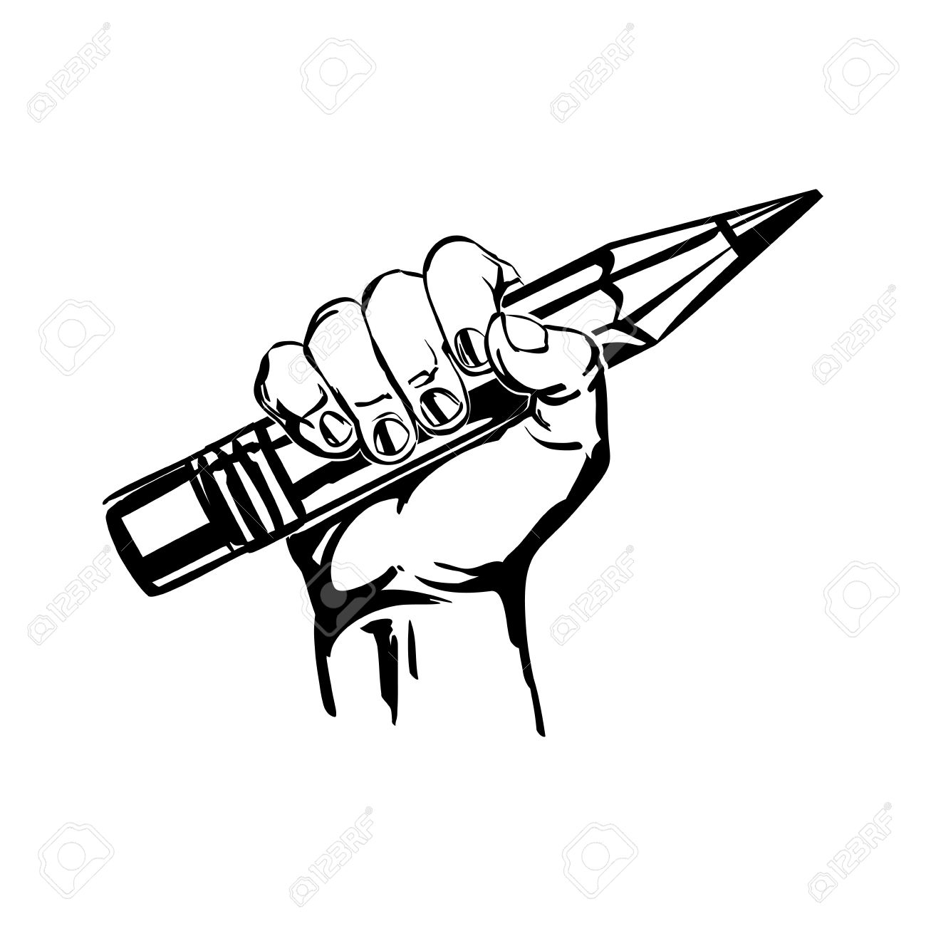 1300x1300 Collection Of Free Pen Clipart Hand Holding Amusement Clipart