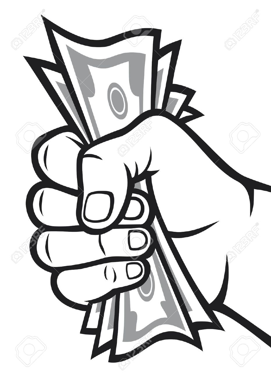 932x1300 Money Drawing Hand Drawing For Free Download