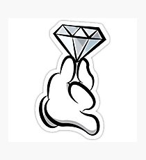 210x230 Mickey Mouse Diamond Hand Drawing Photographic Prints Redbubble