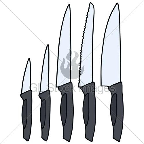 500x500 kitchen knife drawing types of kitchen knives kitchen knife line