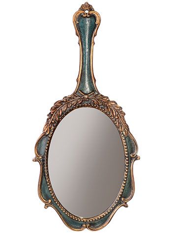 350x474 Gilded Image Hanging Hand Mirror Beauty The Bath Decor