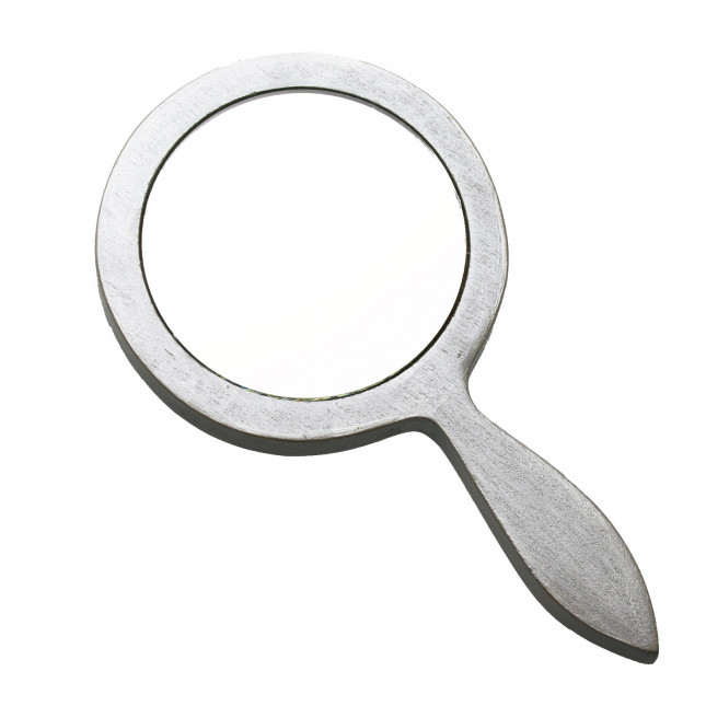 645x645 Hand Mirror With Bag Resin Original Handmade