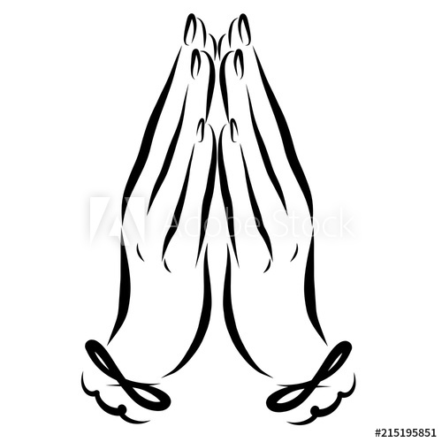 500x500 Female Hand, Prayer To God, Christian Symbols