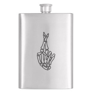 307x307 Skeleton Hands Hip Flasks Zazzle Au