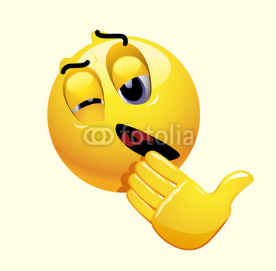 400x393 Tired Smiley Wants To Sleep Emoticon Puts His Hand On Mouth