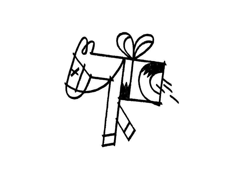 800x600 Don't Look A Gift Horse In The Mouth