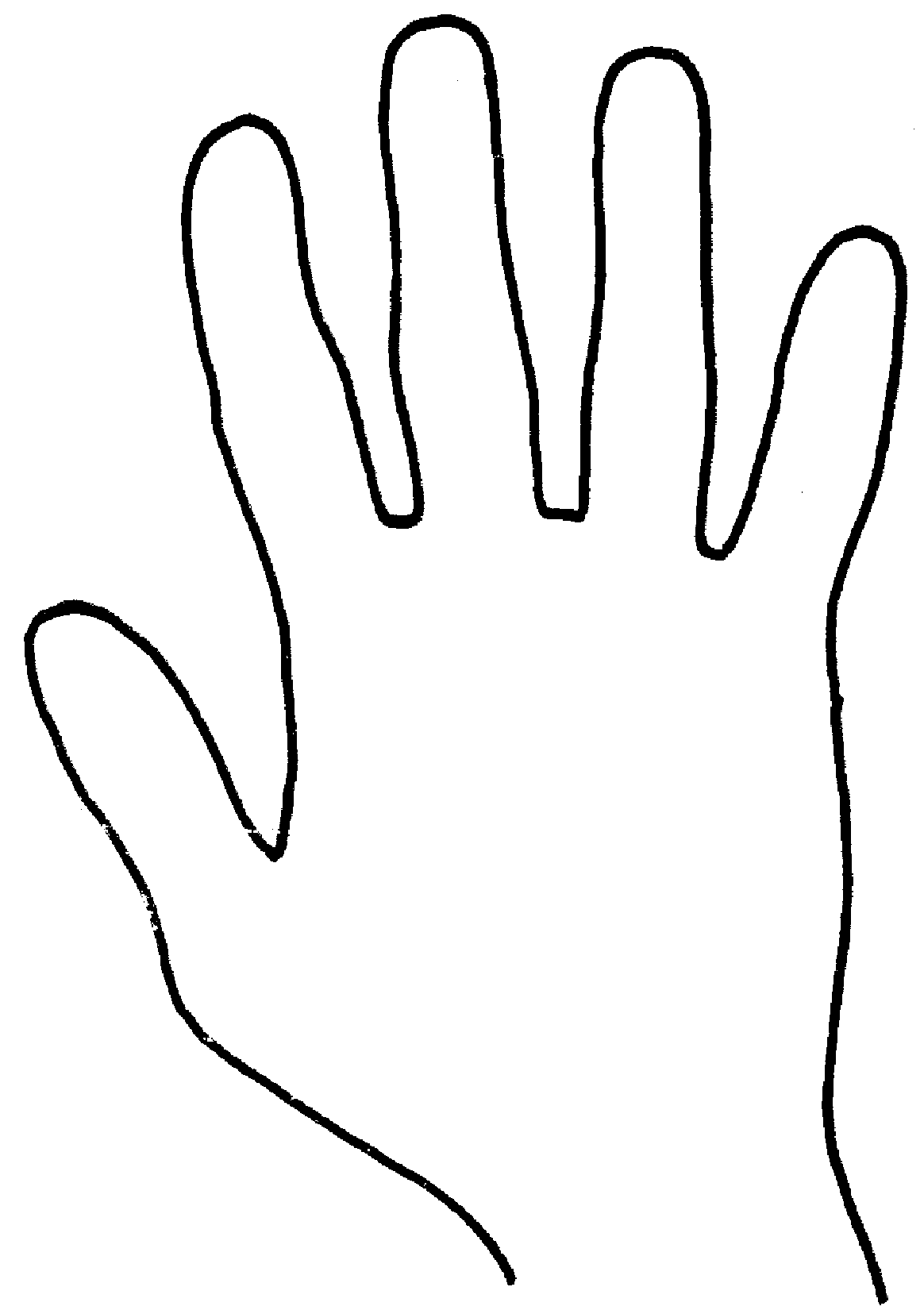 1164x1650 Hand Template Print Out A Bunch And Modify Or Fill In As You See