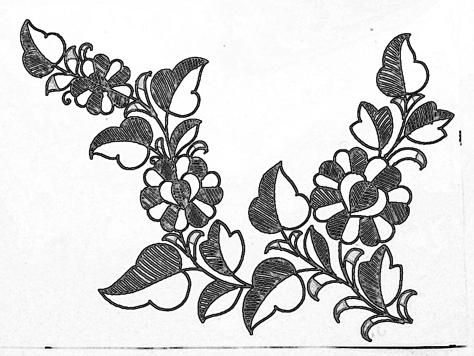 959x720 hand embroidery design how to draw an easy florals design