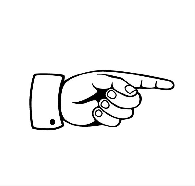 794x754 digital clipart pointing hand pointing finger symbol vector etsy