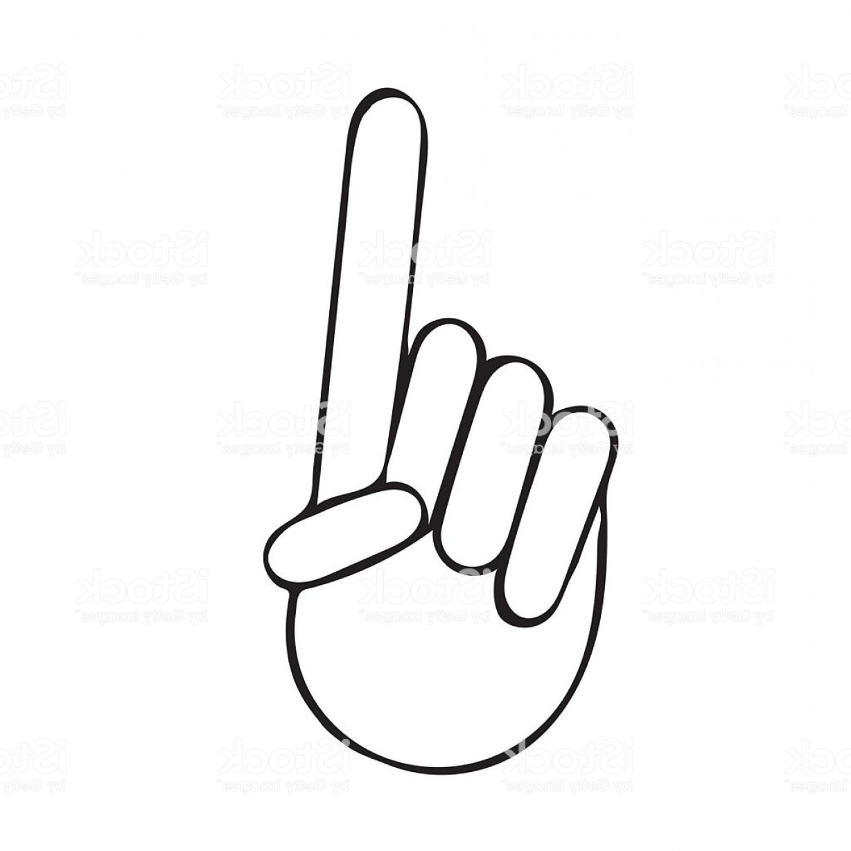 1228x1228 hand pointing up vector studiogrfx