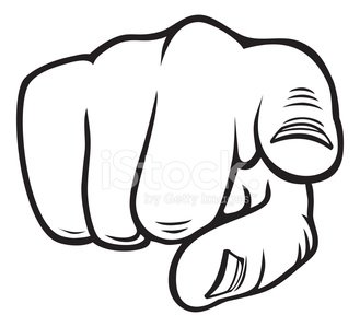 329x299 Hand Pointing Stock Vectors