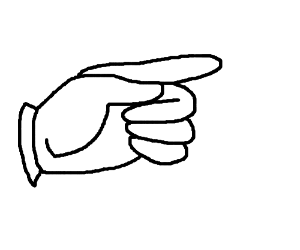 300x250 Pointing Drawing For Free Download