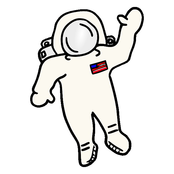 600x600 Astronaut Clip Art