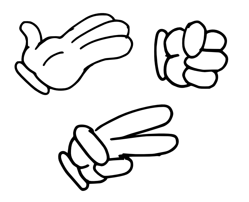 803x652 Smelly Finger Salute How To Draw Cartoons Drawing Cartoon Hands