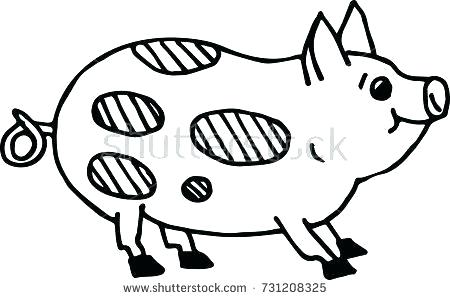 450x300 Cartoon Pig Drawing Cartoon Pig Face Drawing