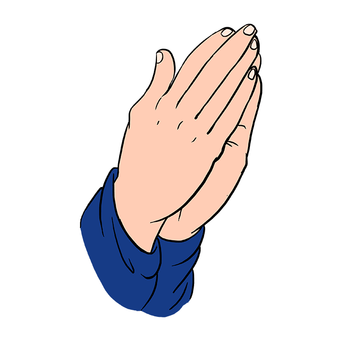 680x678 How To Draw Praying Hands