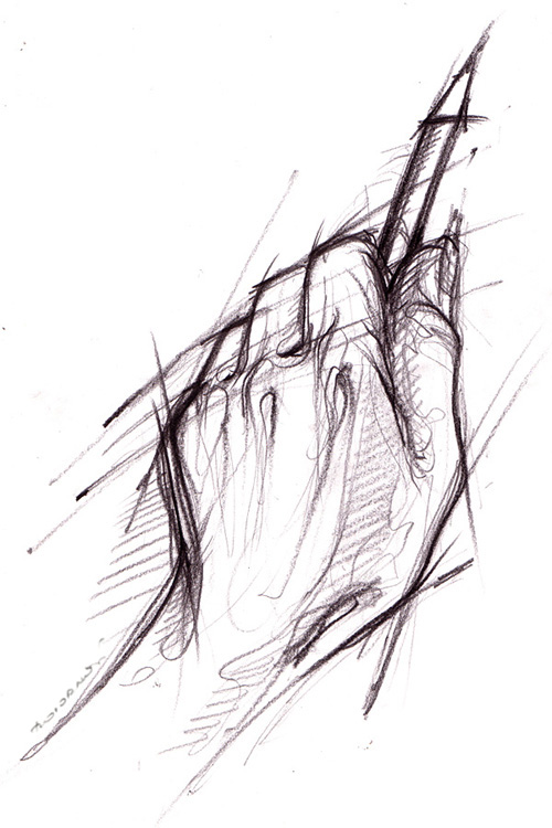 500x750 Sketchbook Hand Studies Alena Hovorkova