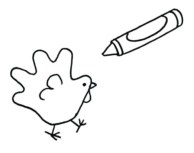 618x489 Turkey Drawing Outline