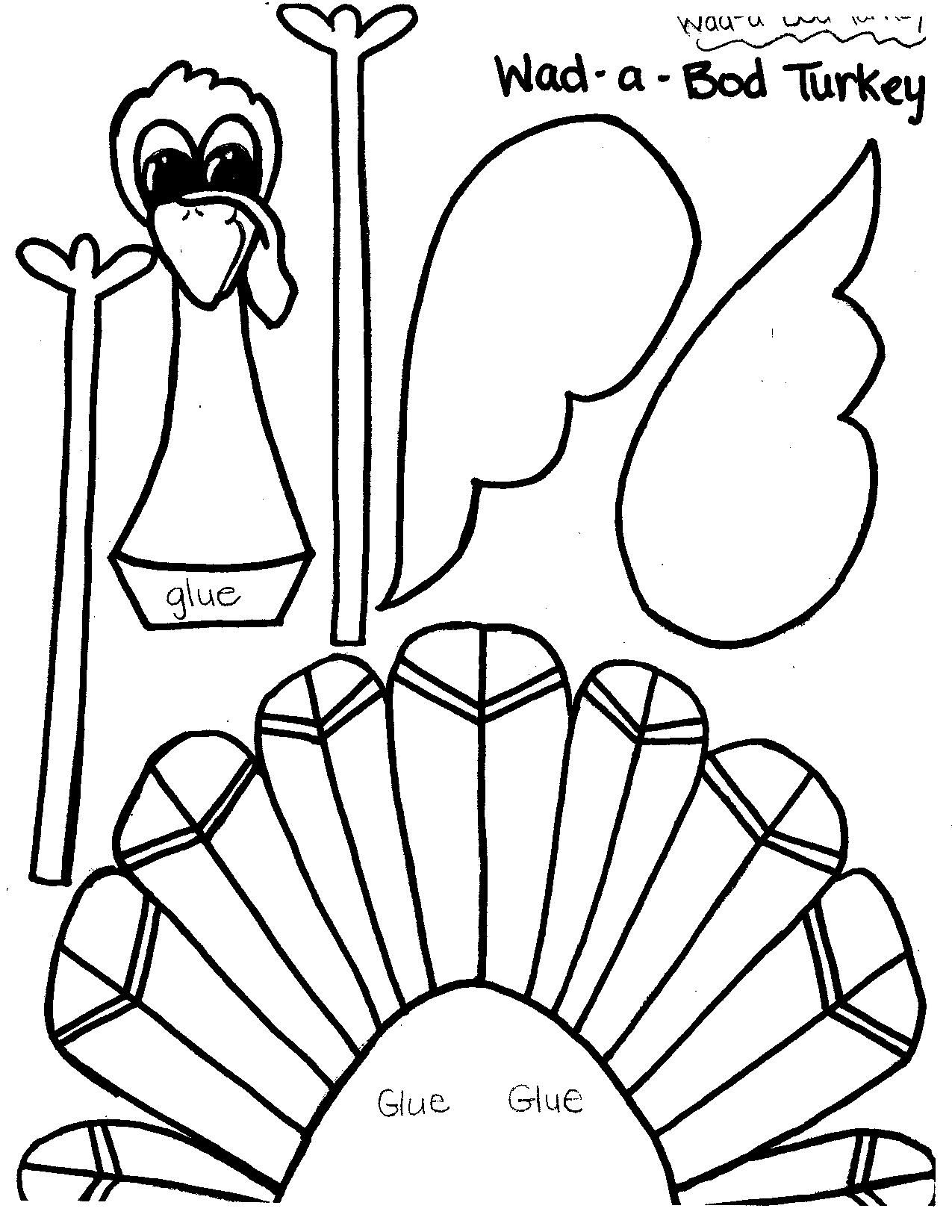 1275x1650 Printable Thanksgiving Crafts And Activities For Kids Bhg's Time
