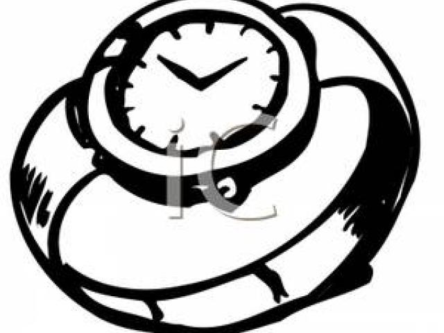 640x480 watch clipart hand watch