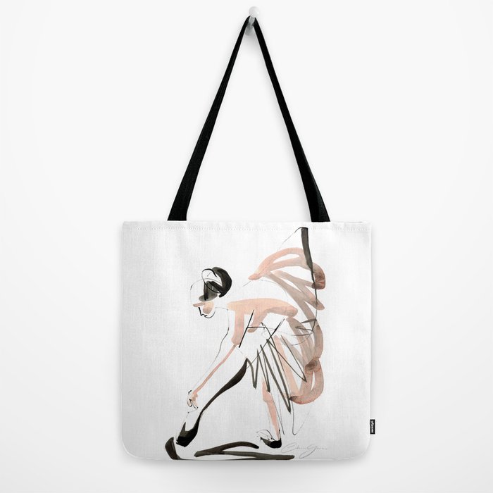 700x700 Gesture Dance Drawing Tote Bag