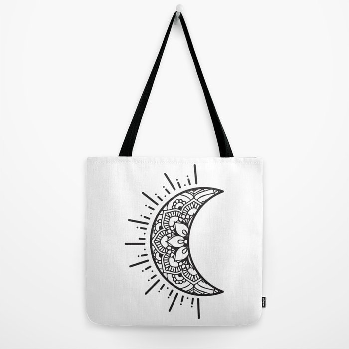 700x700 Half Moon Drawing Tote Bag