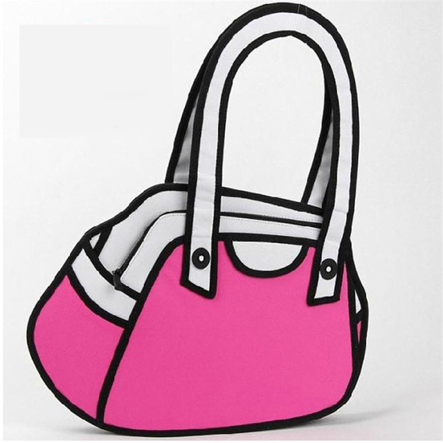 640x640 Brand New Fashion Bags Novelty Back To School Bag Drawing