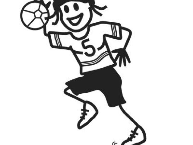 640x480 Handball Clipart Woman