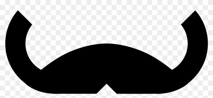 840x389 Handlebar Mustache Clip Art
