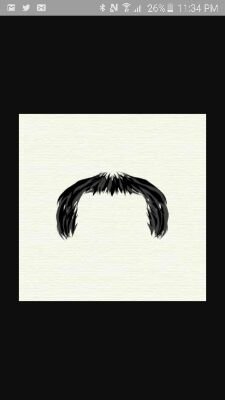 225x400 Huge Collection Of 'handlebar Moustache Drawing' Download More