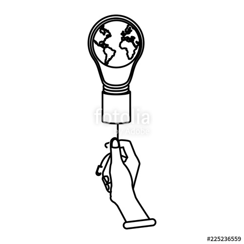 500x500 Hand Holding Light Bulb World Symbol Stock Image And Royalty Free