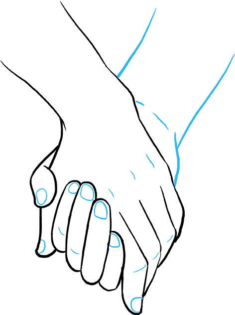 472x632 Hd Hands Drawing Png