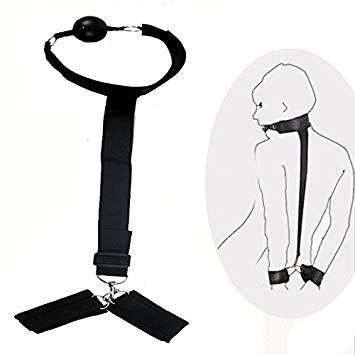 355x355 handcuffs hand cuffs open mouth gagged ball erotic