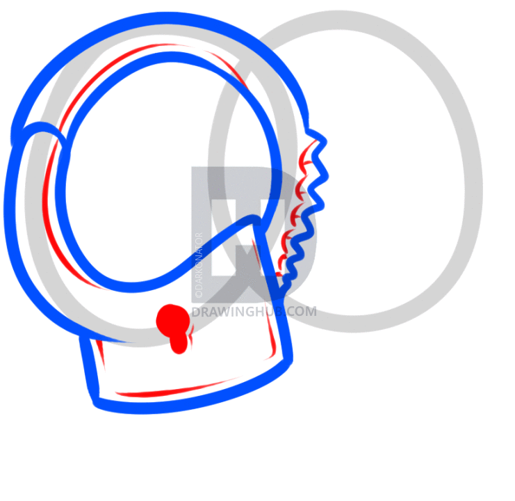 741x720 How To Draw Handcuffs, Step