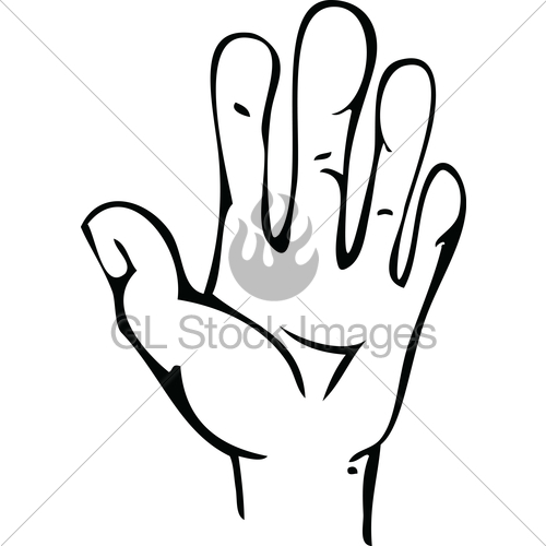 500x500 Cartoon Hand Line Drawing Gl Stock Images