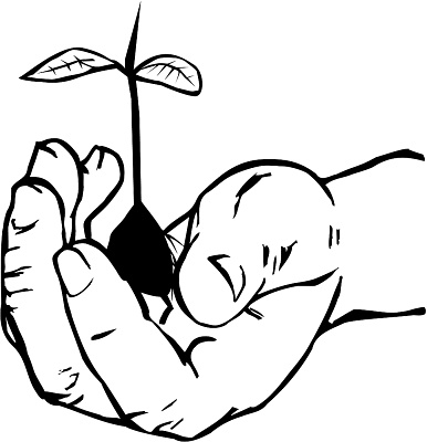 386x400 Clipart Of A Hand