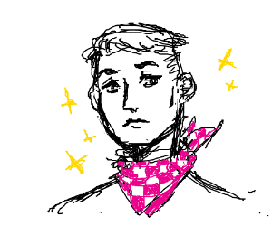 300x250 handsome man with checkered scarf