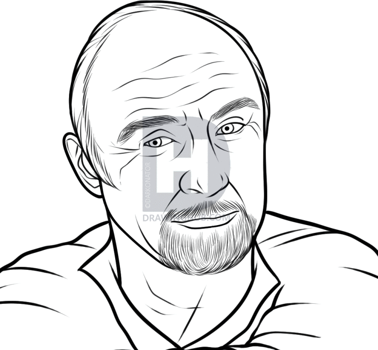 778x720 How To Draw Sean Connery, Sean Connery, Step