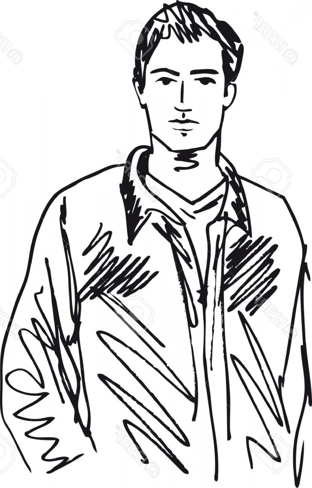 998x1560 photosketch of handsome man vector illustration soidergi