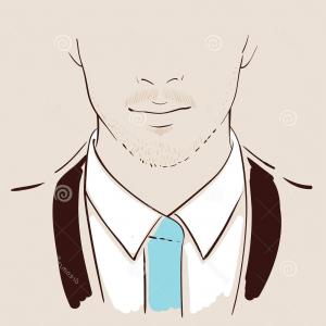 300x300 Silhouettes Of Handsome Men Bandits And Gangsters Vector Clipart