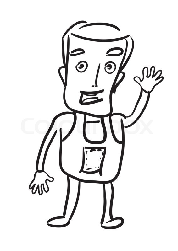 566x800 Happy Cute Handyman Stock Photo Colourbox