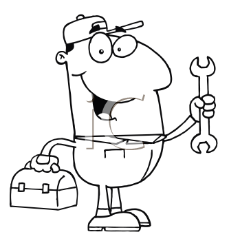 333x350 Royalty Free Handyman Clip Art, Occupations Clipart